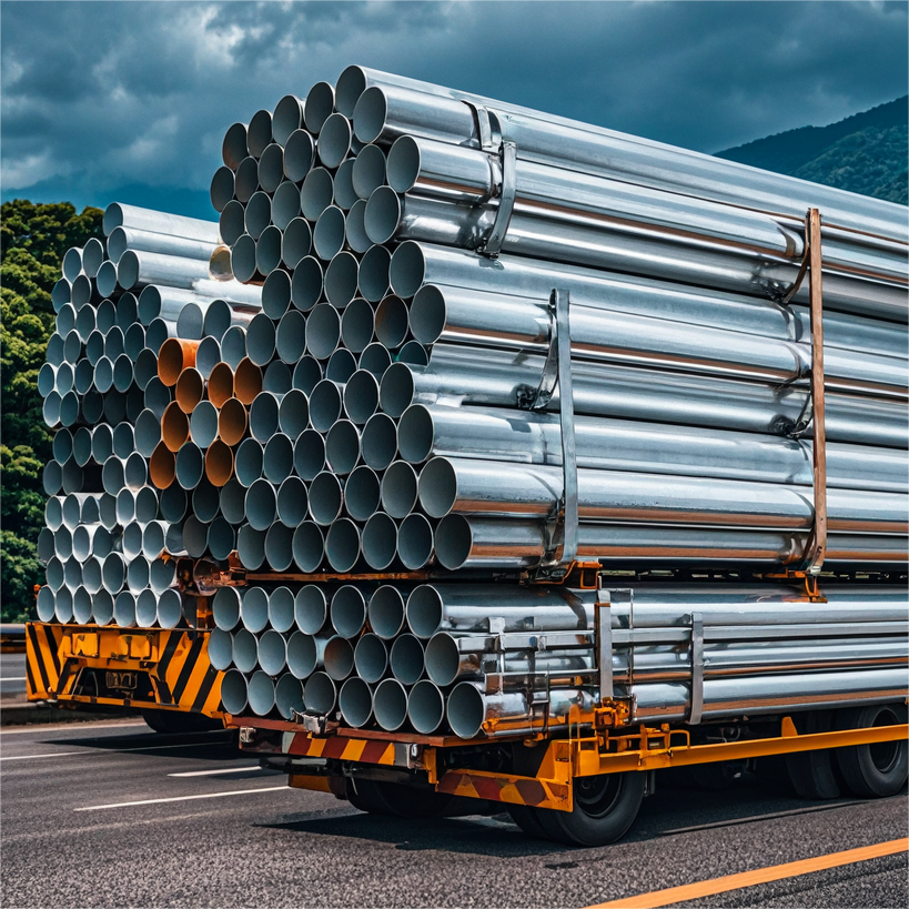 鍍鋅鋼管物流運輸