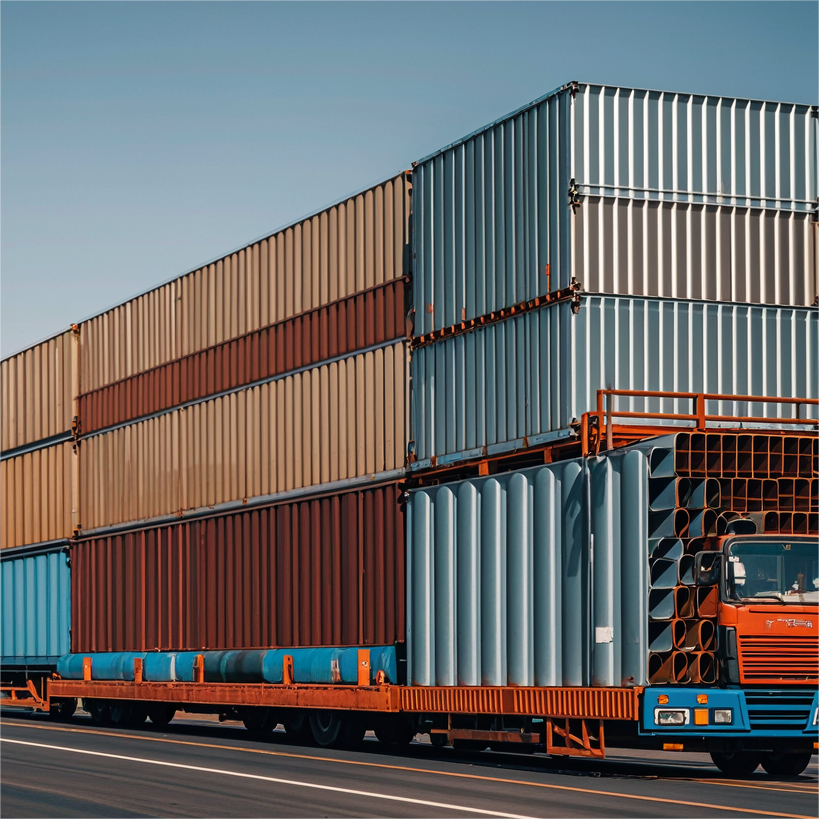 鍍鋅鋼管物流運輸